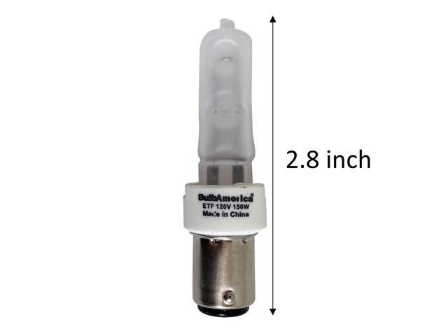 Platinum ETF 150W 120V BA15D Base Frost Halogen Bulb