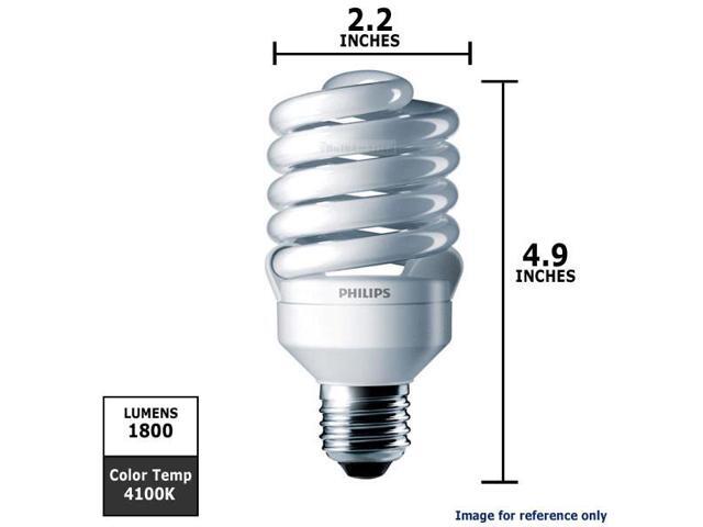 Philips 414086 - EL/mdT2 26W 4.1K Twist Medium Screw Base Compact Fluorescent Light Bulb