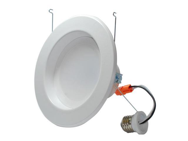 High Quality 5-6 inch Recessed LED 12W Cool White Retrofit Downlight Kit - 100w equiv.