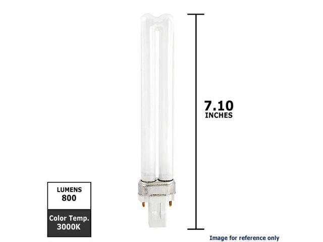 Sylvania 21133 - CF13DS/830/ECO Single Tube 2 Pin Base Compact Fluorescent Light Bulb
