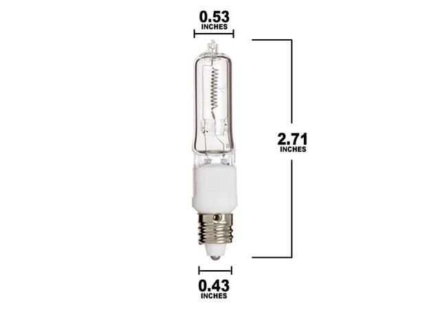 Ushio 1003089 - JD120V-75W/E11 Screw Base Single Ended Halogen Light Bulb