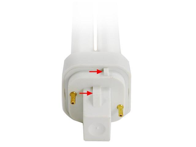 Satco S8328 26W Double Tube 2-Pin G24D-3 Plug-In base 4100K fluorescent bulb