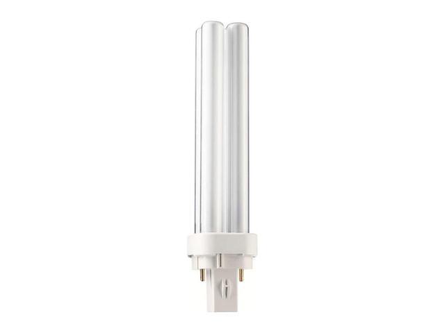 Philips 18w Double Tube 2-Pin G24D-2 White 3500K Fluorescent Light Bulb