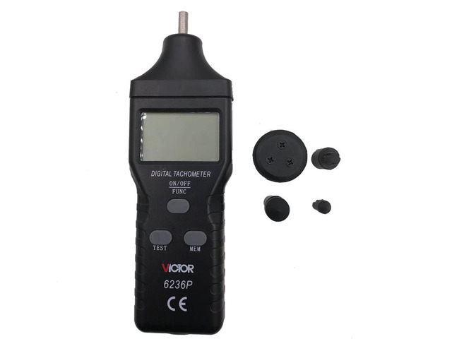 VICTOR VC6236P Digital Laser non-contact tachometer photoelectric Tachometer 5 digits large screen LCD display