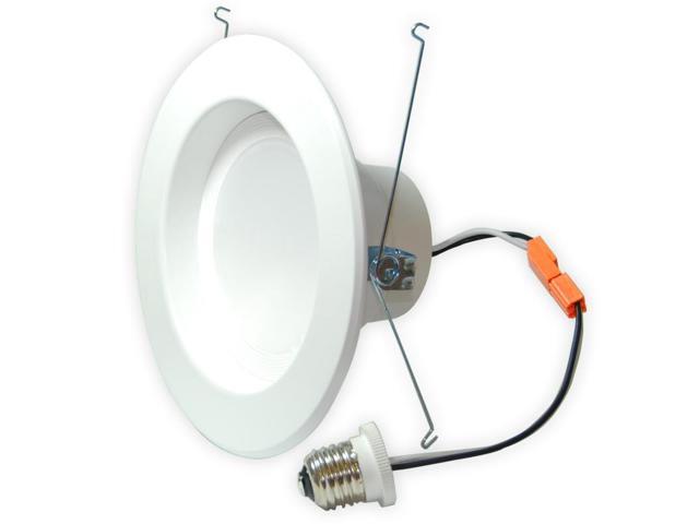 High Quality 5-6 inch Recessed LED 15W Soft White Retrofit Downlight Kit - 100w equiv.
