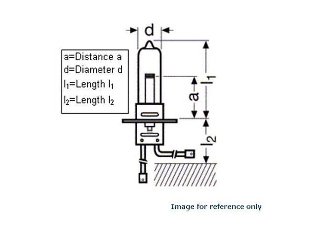 OSRAM 64361Z/C J1/83Z - 150W 6.6A HLX PK30d Male Connector Airfield Bulb