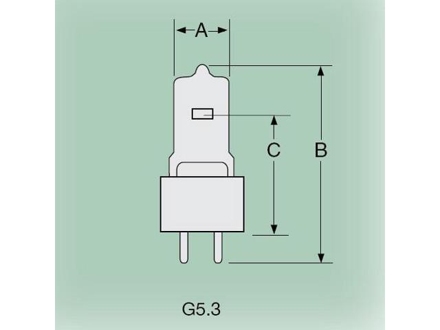 Ushio 1000254 - DZA JC10.8V-30W C-6 400 Hours Projector Light Bulb