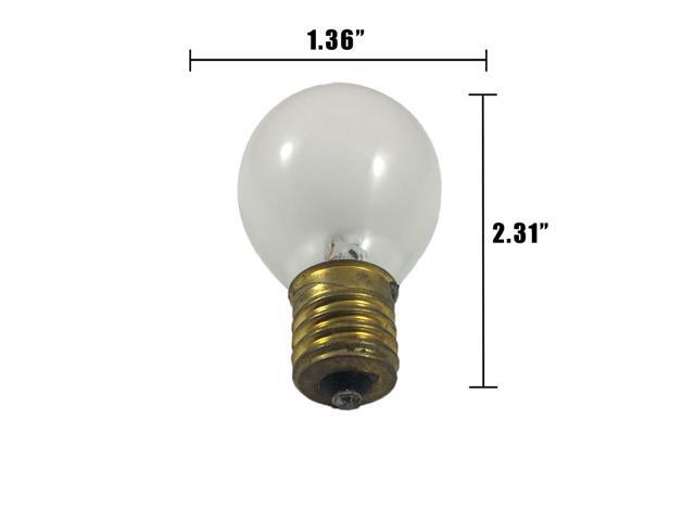 PHILIPS 140756 40W 130V S11 E17 Base Incandescent Frost Light Bulb
