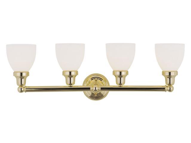 Photos - Chandelier / Lamp Livex Lighting Classic Bath Light in Polished Brass - 1024-02 1024-02