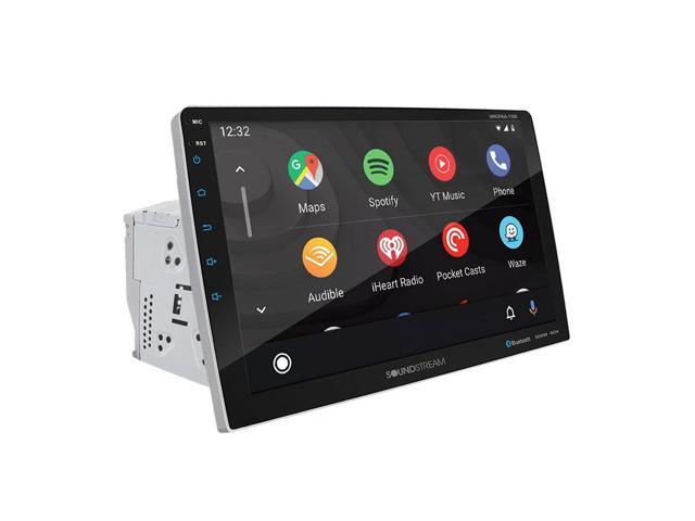 SOUNDSTREAM VRCPAA-106F up/down floating screen, 2-din + 10.6', 360 rotating, DVD CarPlay Android Auto, Touch keys