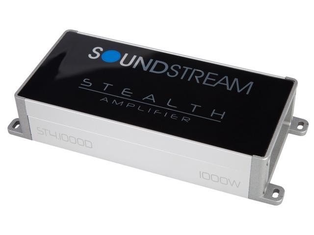 Soundstream ST4.1000DB Stealth Series 1,000w Class D 4ch. Amplifier