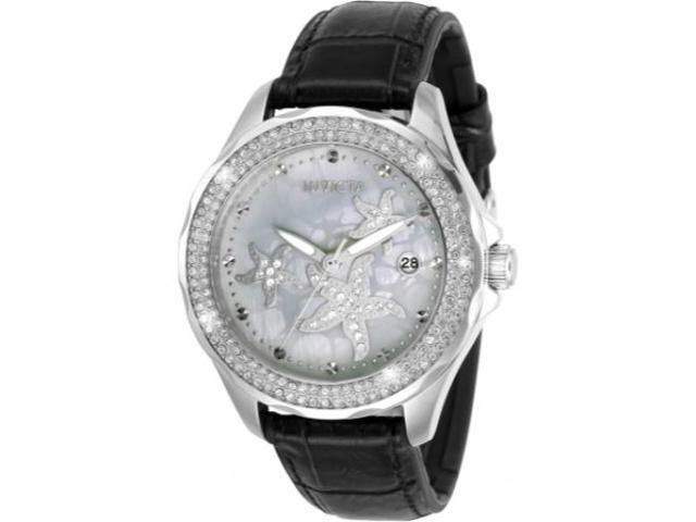 Invicta Women's 32664 Wildflower Quartz 3 Hand Platinum Dial Watch