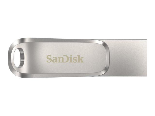 SanDisk - Ultra Dual Drive Luxe 128GB USB 3.1, USB Type-C Flash Drive - Silver - image 3