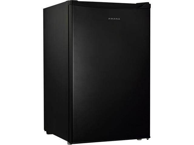 Amana 4.3-Cu. Ft. Energy Star Single-Door Mini Refrigerator with Full-Width Chiller Compartment Black AMAR43BKE photo