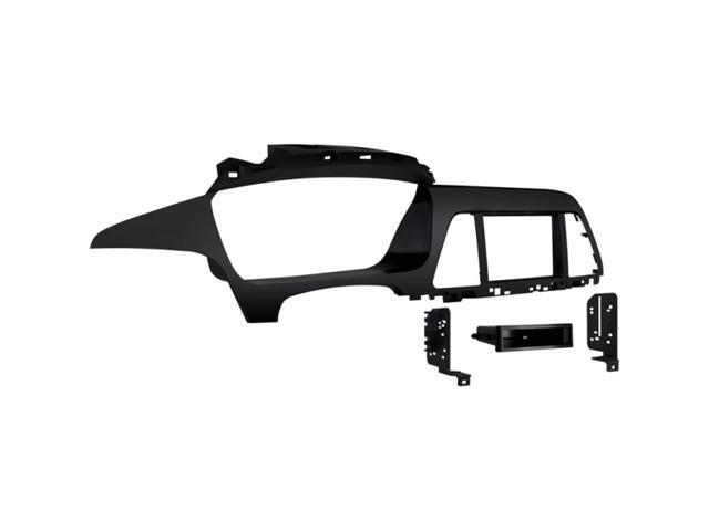 Metra - Dash Kit for Select 2015-2017 Hyundai Sonata DIN DDIN - Black - image 4