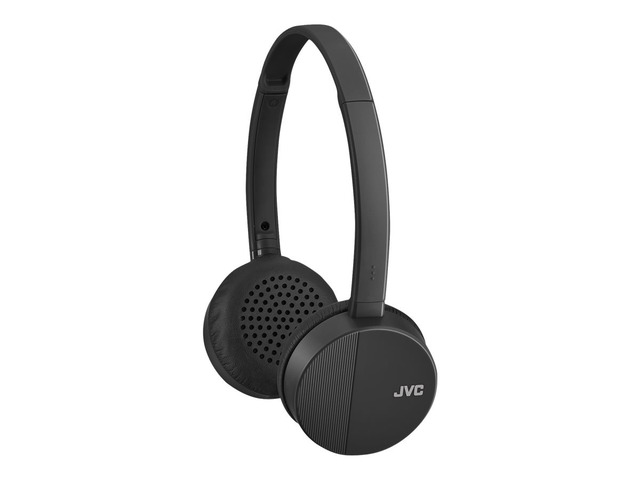 JVC HA-S23W Headset - USB - Wireless - Bluetooth - 33 ft - 32 Ohm - 20 Hz - 20 kHz - On-ear - Black