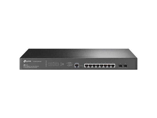 TP-Link JetStream TL-SG3210XHP-M2 Ethernet Switch* - 8 Ports - Manageable - 3 Layer Supported - Modular - 240 W PoE Budget - Optical Fiber, Twisted...