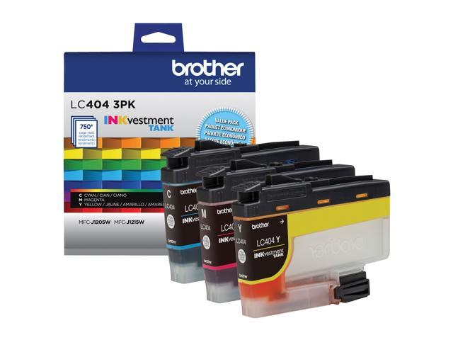 Brother Genuine LC404 INKvestment Tank Standard Yield Color Ink Cartridge Set (Cyan, Magenta, Yellow) - image 2
