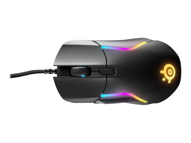 SteelSeries - Rival 5 Wired Optical Gaming Mouse with RGB Lighting - Wired - Black - image 3