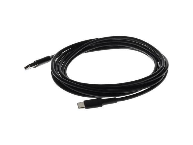 AddOn 2.0m 6.6ft USB-C Male to USB 2.0 A Male Sync and Charge Black Cable USBC2USB2MB