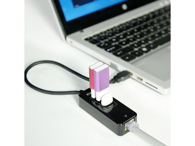 Plugable USB Hub with Ethernet, 3 Port USB 3.0 Bus Powered Hub with Gigabit Ethernet - image 11