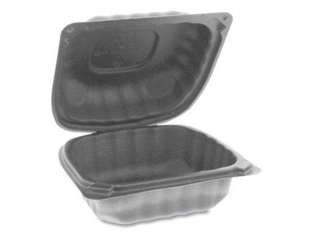 Pactiv Microwave Hinged Lid Containers, 5.75x5.95x3.1 YCNB06000000