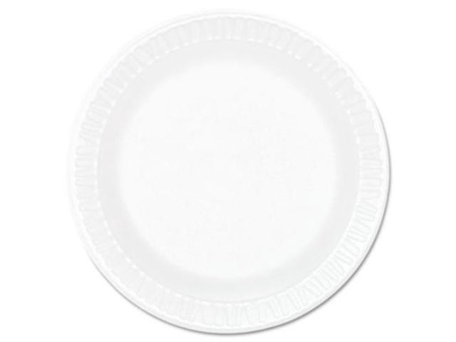 Dart DCC6PWCR Concorde Foam Plate, 6' Dia, White, 1000/carton