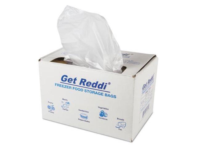 Inteplast Group Get Reddi Freezer Food Storage Bags 0.5 mil 27' x 37' Natural