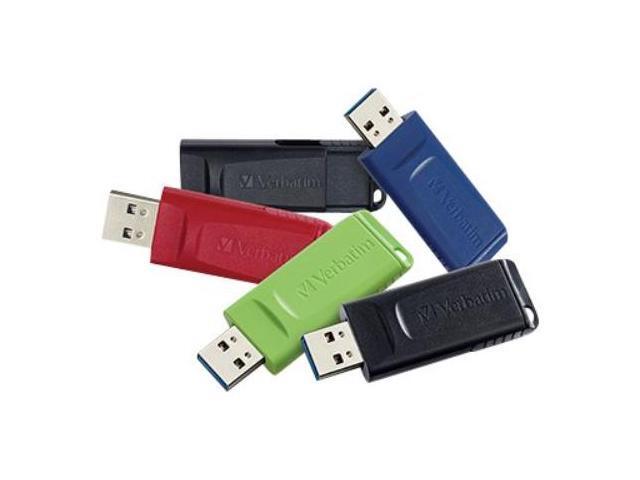 Verbatim 32GB Store 'n' Go USB Flash Drive 5pk Assorted 70897