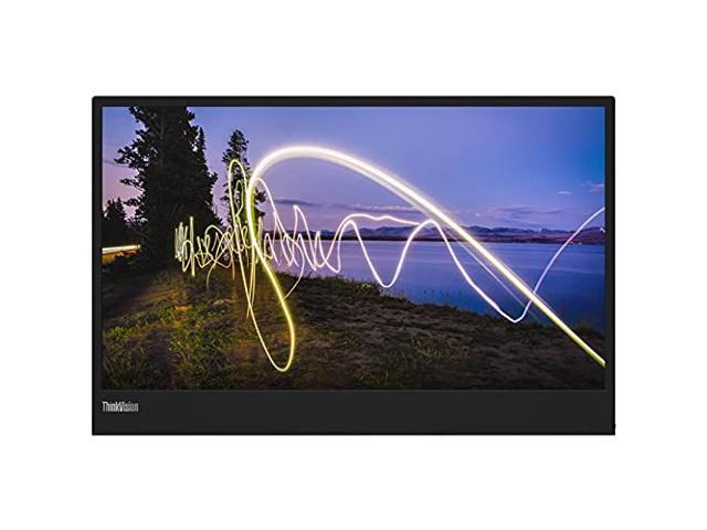 Lenovo - ThinkVision M15 15.6" LED Mobile Monitor (USB 3.1 Type-C) - Black - image 3