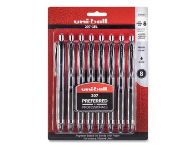 uni-ball 207 Retractable Gel Pens Medium Point (0.7mm) Black 2431821