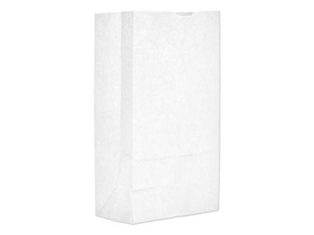 GROCERY PAPER BAGS, 40 LBS CAPACITY, #12, 7.06'W X 4.5'D X 13.75'H, WHITE, 500 BAGS