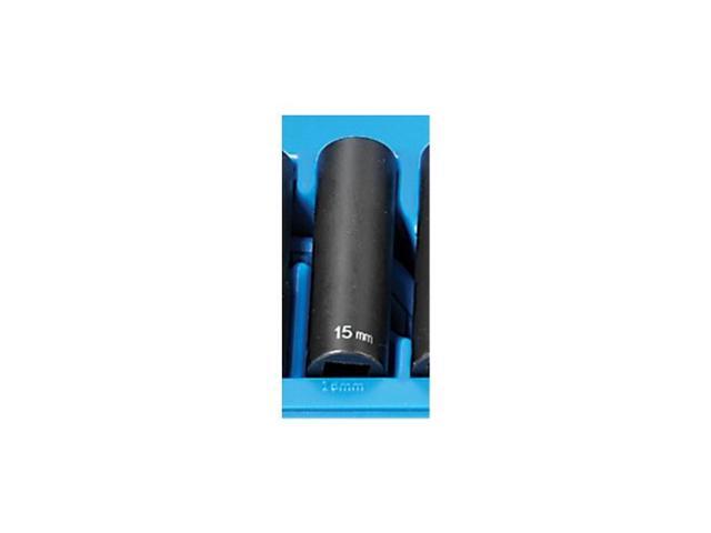 GREY PNEUMATIC 2115MD 1/2' Drive, 15mm Size, Metric Socket, 12 Points, 15mm,