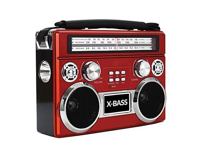 Supersonic SC-1097BT-RED 3 Band Radio With And Flashlight (Red) - image 7