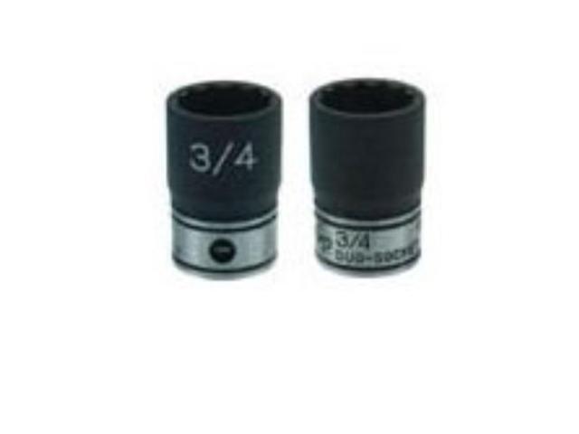 GREY PNEUMATIC 81015MD 3/8' Drive, 14mm Metric Socket, 6 Points, Duo-1/2'Dx5/8'D