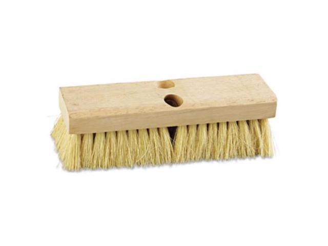 Boardwalk 10' Deck Brush Head, Hardwood, 2' Tampico Bristles, Each (BWK3210)