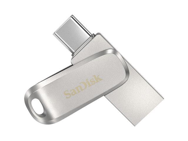 SanDisk - Ultra Dual Drive Luxe 1TB USB 3.1, USB Type-C Flash Drive - Silver - image 10
