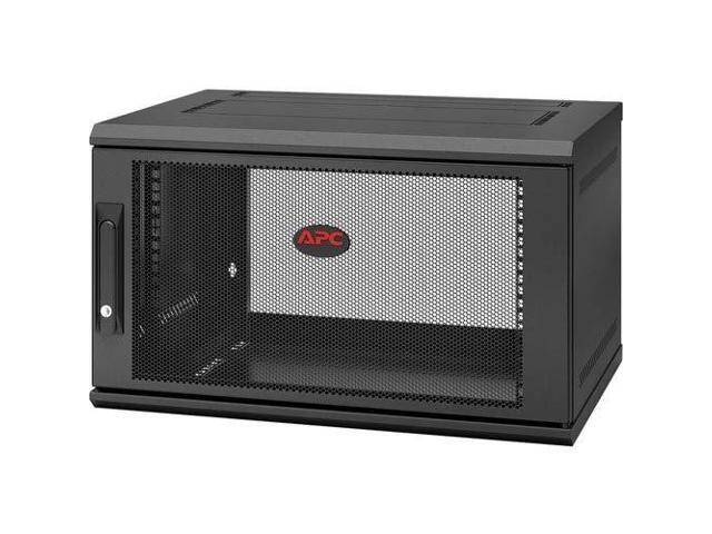 APC by Schneider Electric NetShelter WX 6U Single Hinged Wall-mount Enclosure