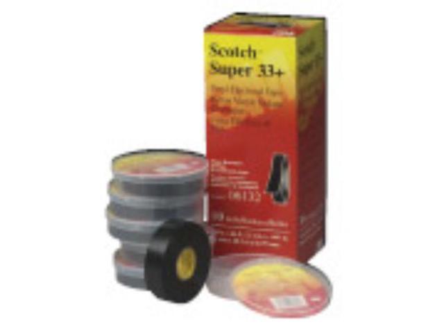 3M Temflex Vinyl Electrical Tape 165 Multi-purpose 3/4' X 60FT Black 10 Rolls