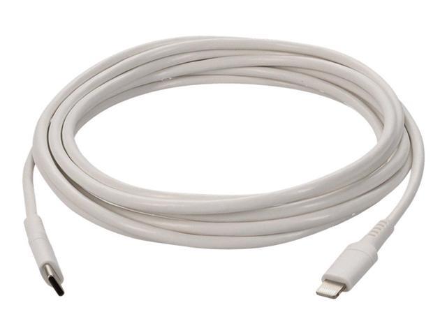 AddOn 9.8ft USB 3.1 Type C to Lightning Cable M/M White USBC2LGT3MW