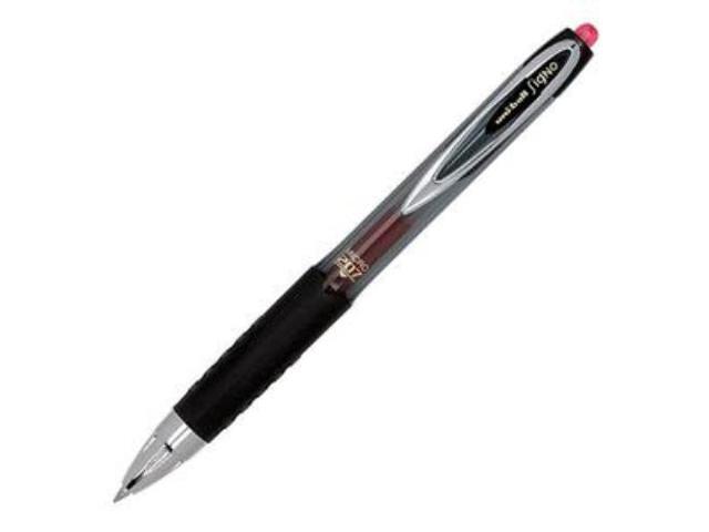 uni-ball Signo 207 Retractable Gel Pen,PEN,UNI-BALL 207 GEL,RD