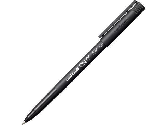 uni-ball ONYX Rollerball Pen,PEN,UNIBALL,ONYX,MICRO,BK