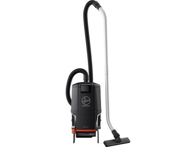Hoover Commercial HVRPWR 40V Cordless Backpack Vacuum - Battery Sold Separately - 6 qt Tank Capacity - Black/Red (CH93619)