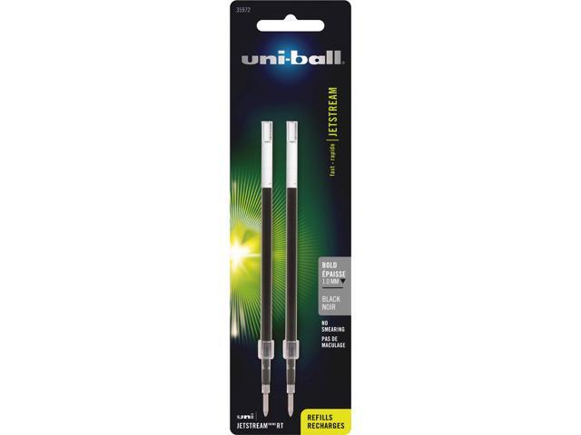 uni-ball Refill for uni-ball JetStream RT Pens,REFILL,JTSTRM RT BLD,2,BK