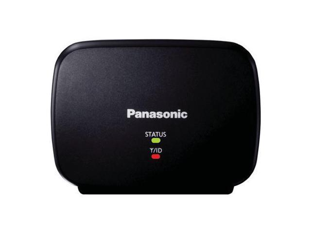panasonic kx-tga407b range extender for dect 6.0 plus cordless phone systems landline telephone black