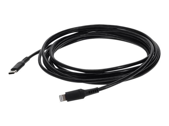 AddOn 1m USB-C 3.1 to Lightning M/M Sync Charge Cable Black USBC2LGT1MB