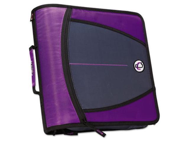 Case It Zipper Binder, 3 Rings, 3' Capacity, Purple, Each (CAED145PP)