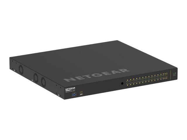 NETGEAR 24x1G PoE+ 480W 2x1G and 4xSFP+ Managed Switch AV Line M4250-26G4XF-PoE+, GSM4230PX