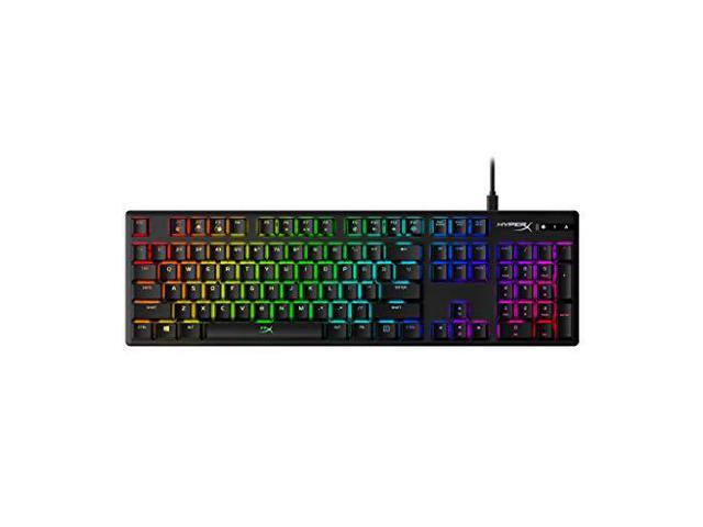 HyperX - Alloy Origins Full-size Wired Mechanical Red Switch Gaming Keyboard with RGB Back Lighting - Black - image 9