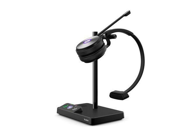 Yealink WH62 Wireless DECT Mono Teams Headset (1308000) - Black